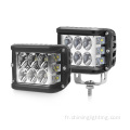 12-24V carré 3,8 pouces 45 W LED DE TRAVAIL LED avec les lumières latérales du camion hors route